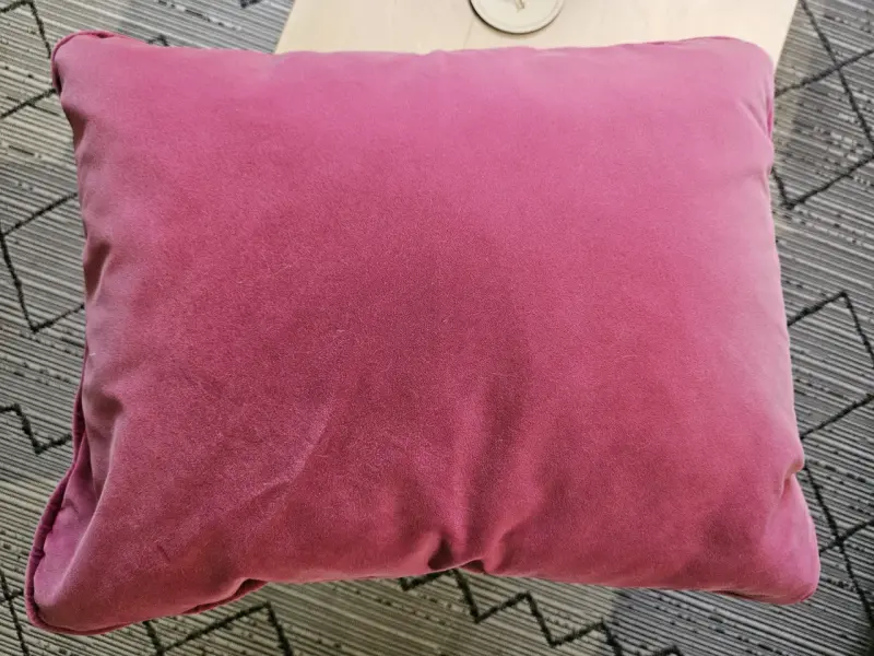 2 Cojines decorativos rosados