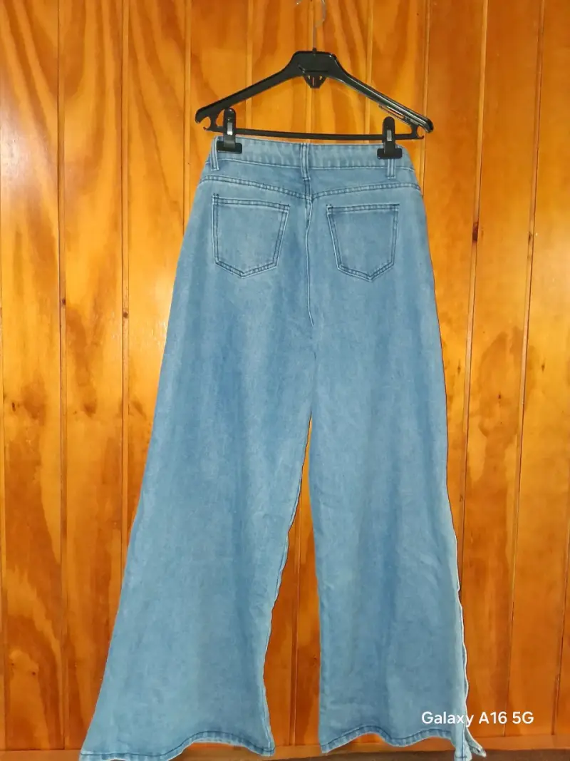 Jeans anchos con etiqueta MAS - 2