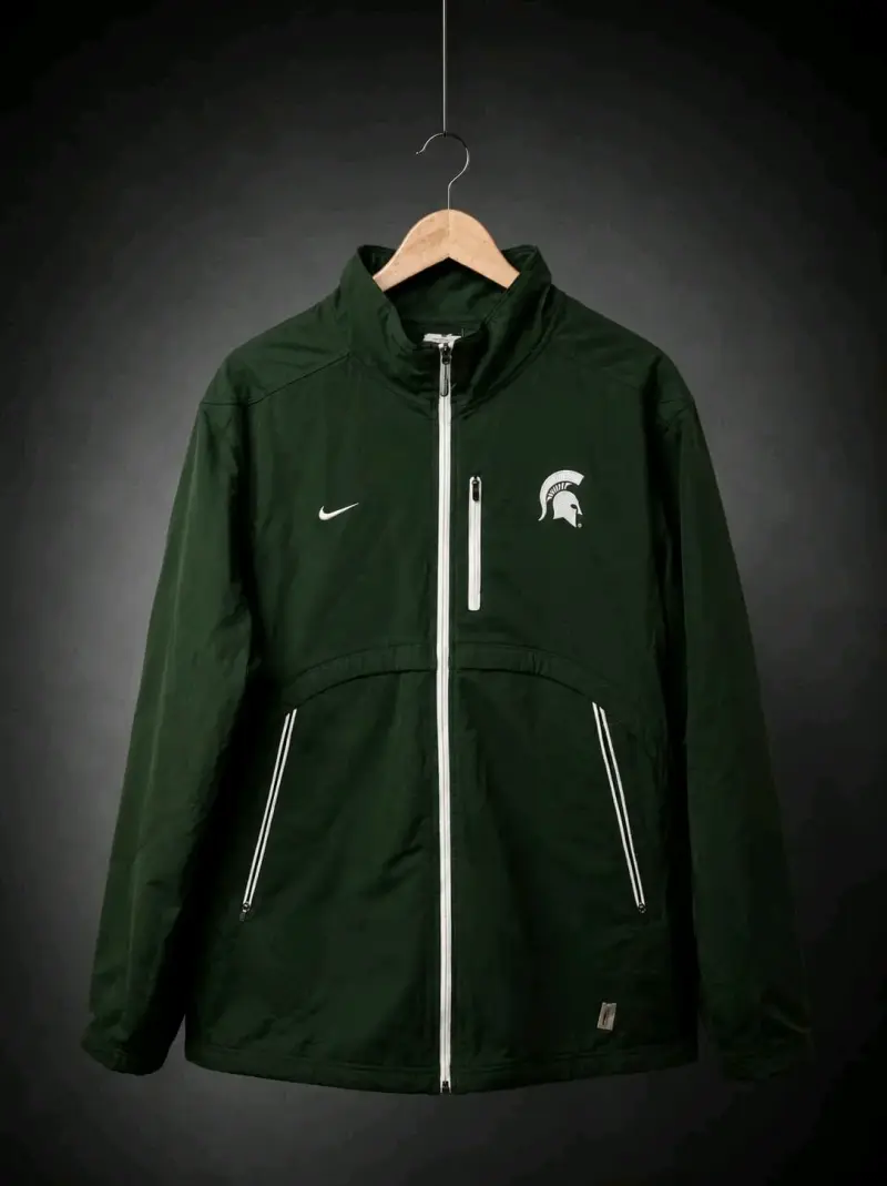 Cortavientos verde oscuro Nike