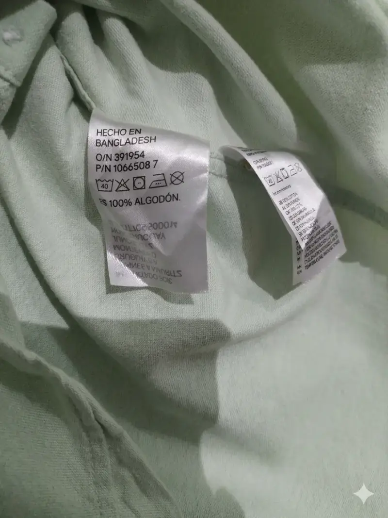 Camisa verde claro de niño - 4