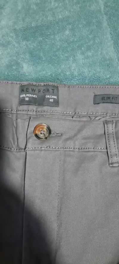 Pantalón gris talla 48 - miniatura 3
