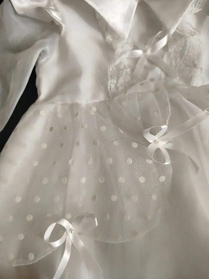 Vestido de bautizo blanco - 2