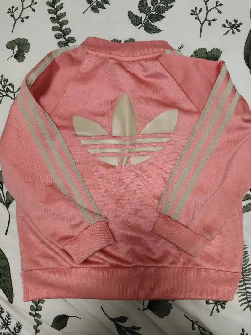Chaqueta deportiva Adidas rosada talla 12 a 18 mes - 4