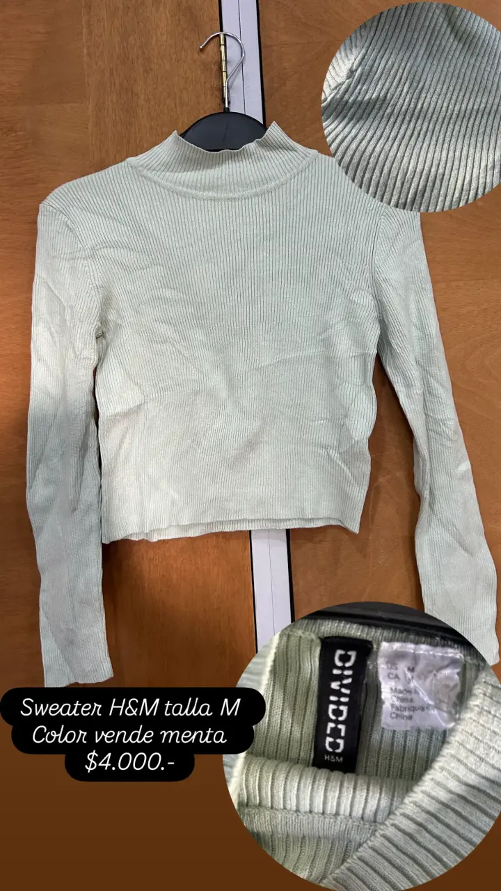 Suéter verde menta H&M