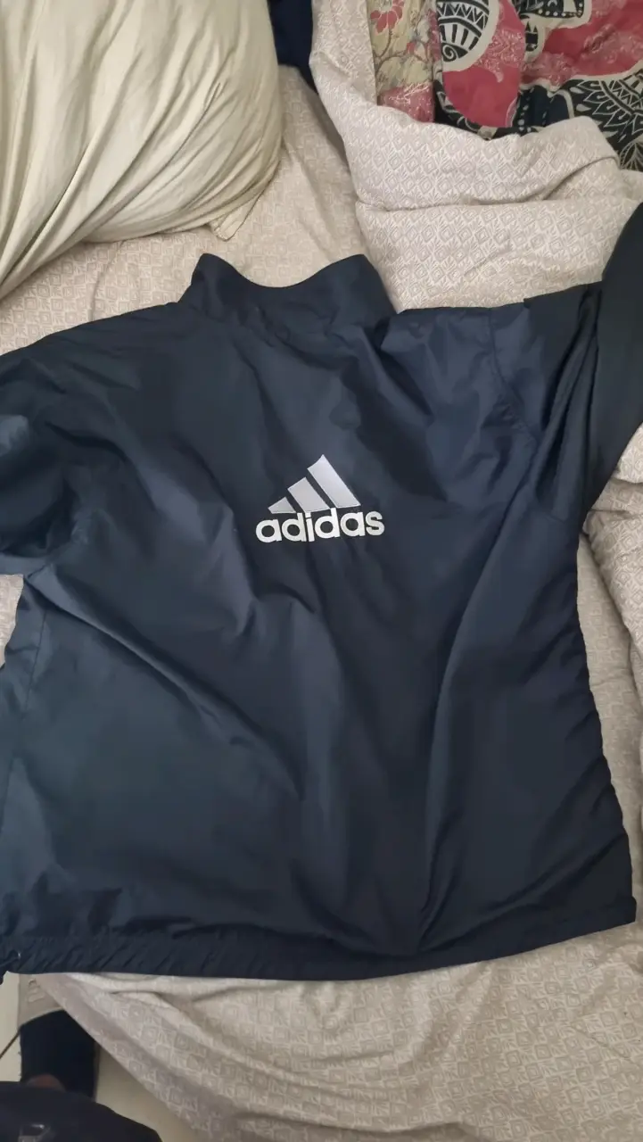 Chaqueta deportiva Adidas negra reversible - 3