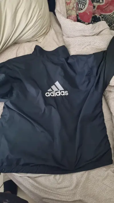 Chaqueta deportiva Adidas negra reversible - miniatura 3