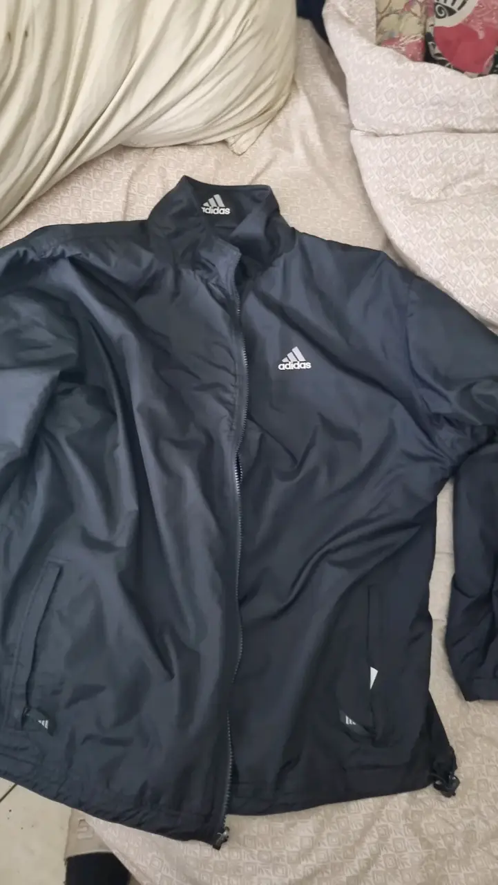 Chaqueta deportiva Adidas negra reversible - 4