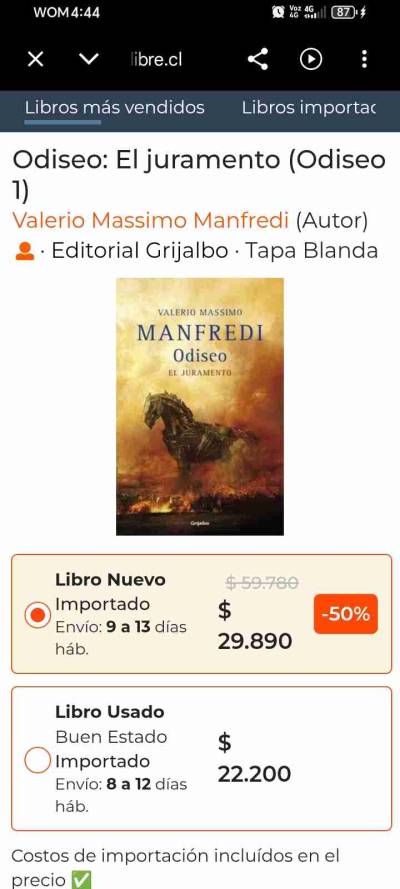 Libro Odiseo El Juramento - miniatura 5