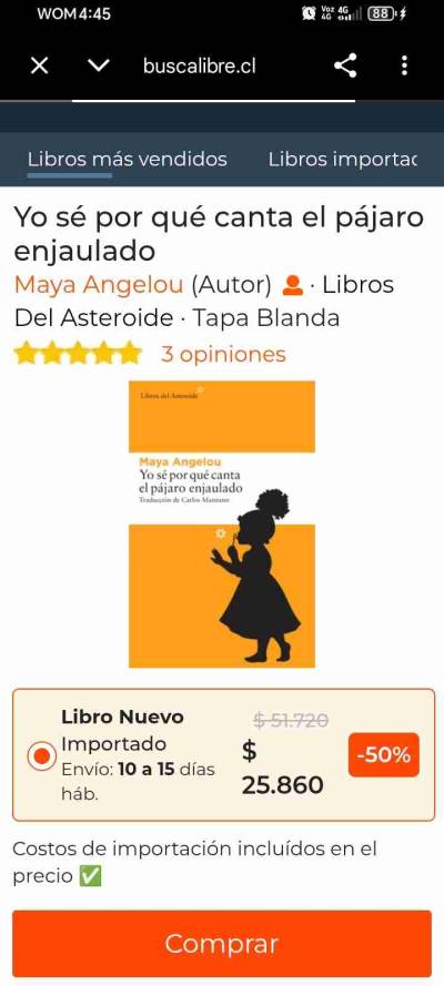 Libro 'Yo sé por qué canta el pájaro enjaulado' - miniatura 6