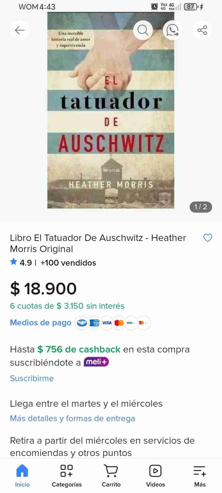 Libro 'El Tatuador de Auschwitz' - 5