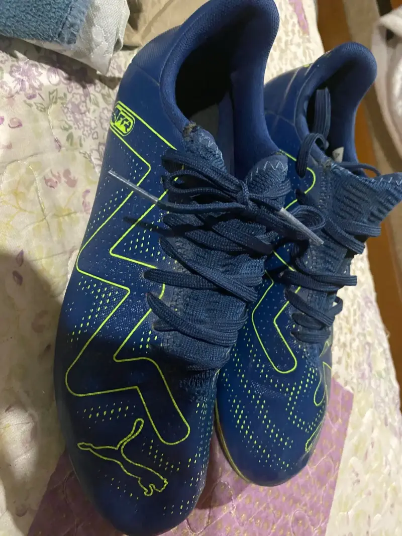 Zapatillas deportivas azul neón - 1