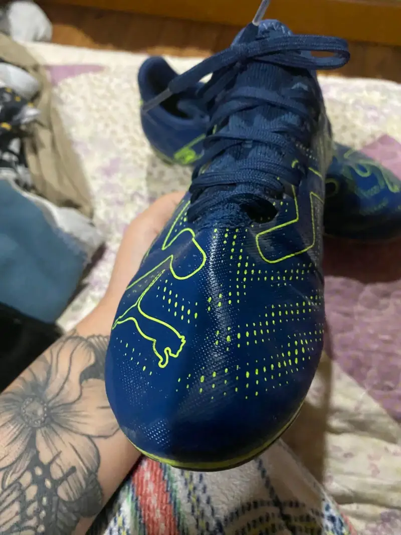 Zapatillas deportivas azul neón - 2