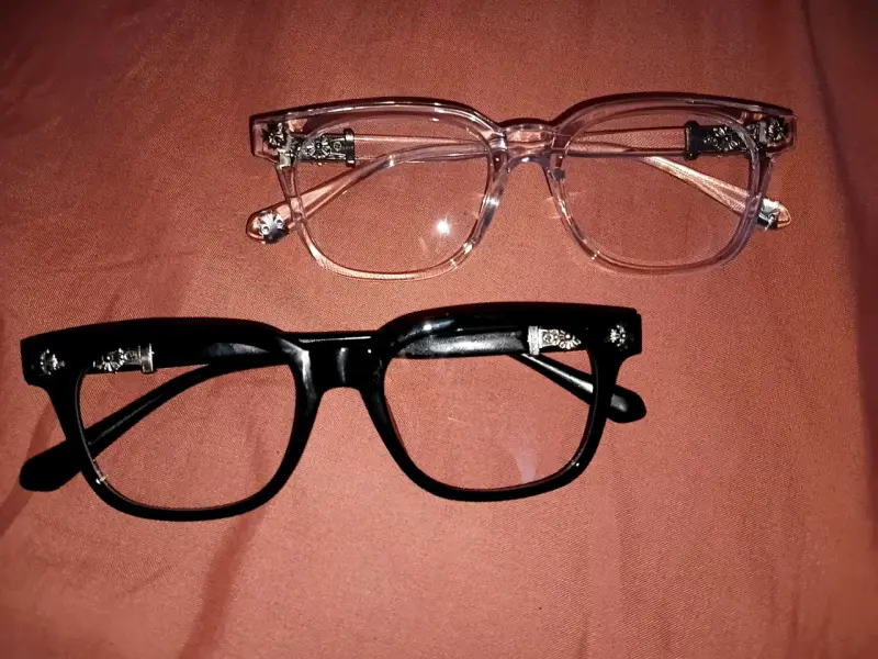 Exclusivas Monturas Chrome Hearts (Black & Clear) - 2