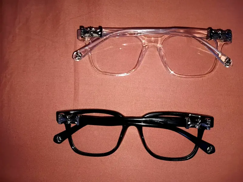 Exclusivas Monturas Chrome Hearts (Black & Clear) - 3