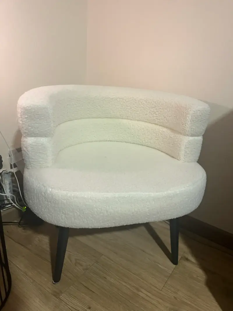 Sillón blanco moderno - 1