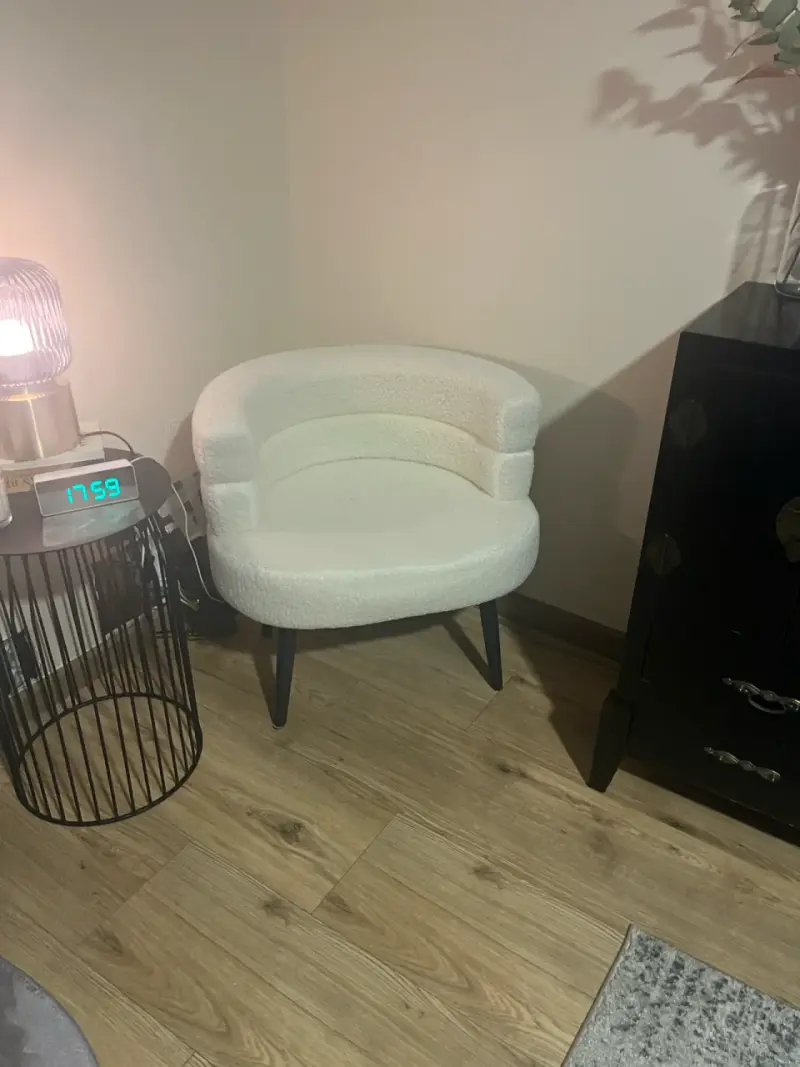 Sillón blanco moderno - 3