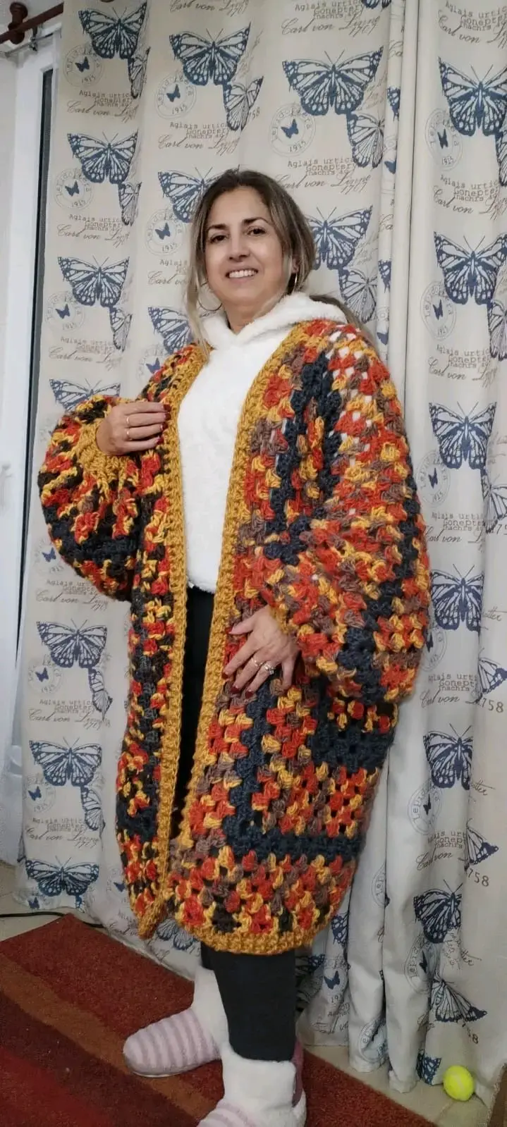 Cárdigan artesanal a crochet - 2