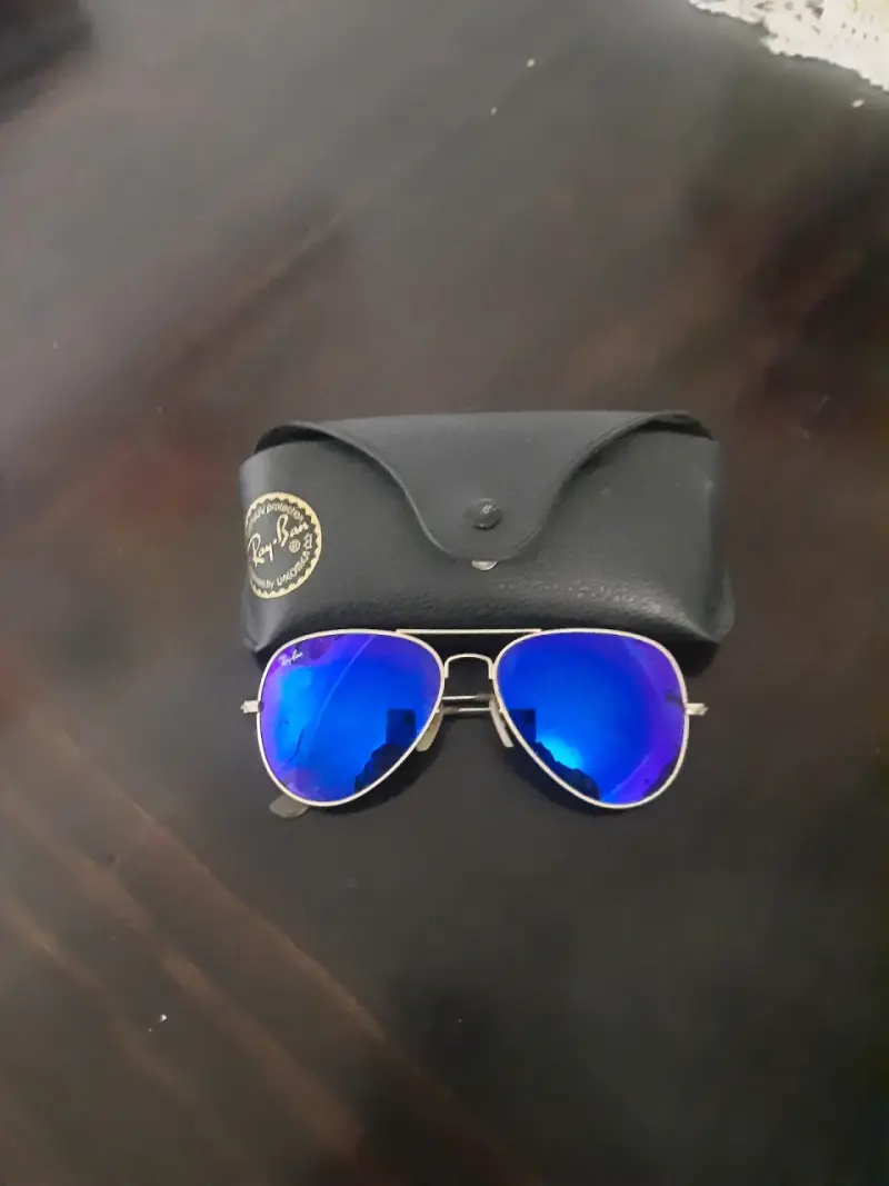 Lentes de sol aviador azul - 1