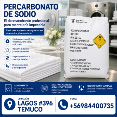 Percarbonato de sodio 25 kg - miniatura 1