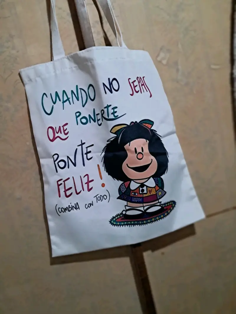 Bolsa tote estampada Mafalda - 2