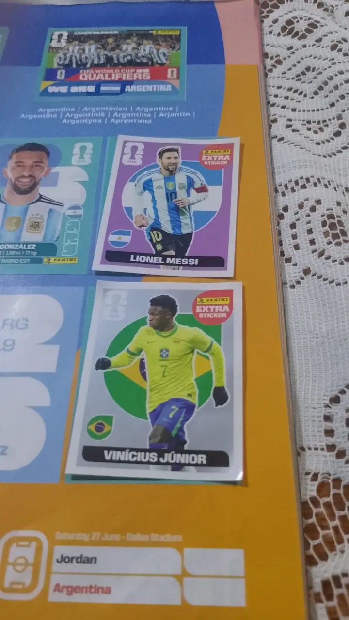 Álbum de stickers de fútbol
