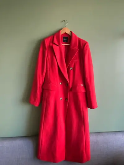 Abrigo rojo  mujer - miniatura 4