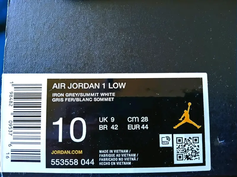 Air Jordan 1 Low (Iron Grey) - 4