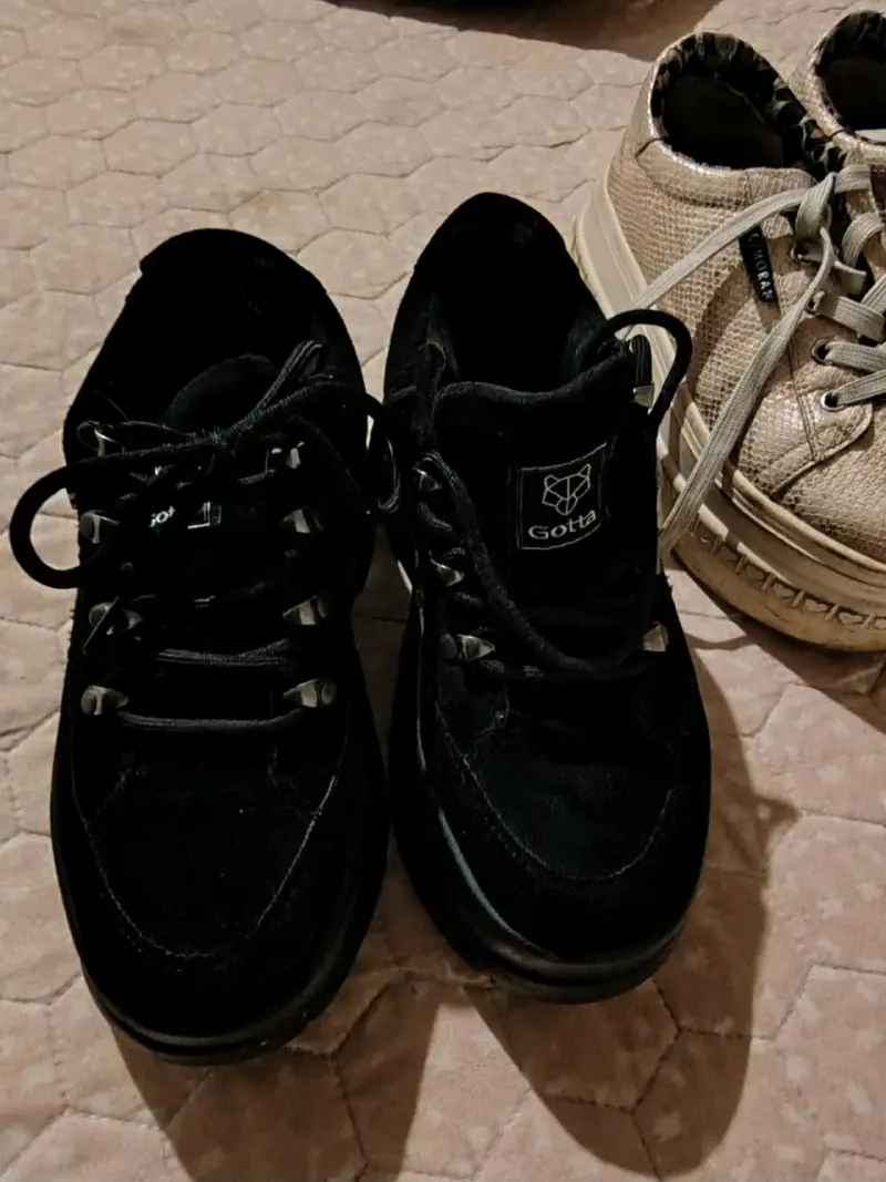 Zapatillas negras de plataforma - 2