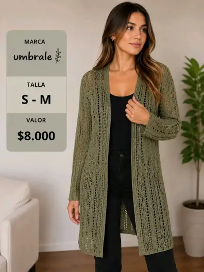 Blazer a cuadros talla 38 - miniatura 3