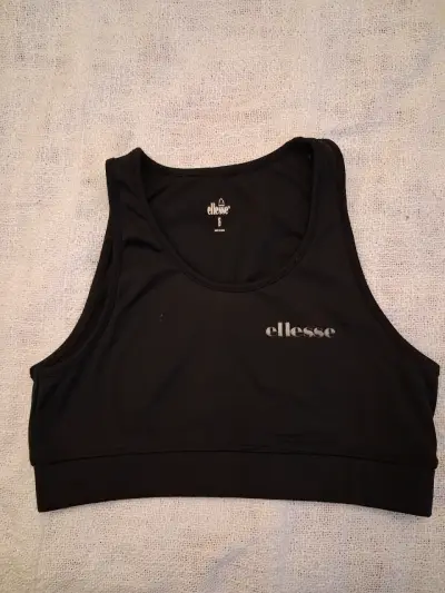 Top deportivo negro Ellesse - miniatura 1