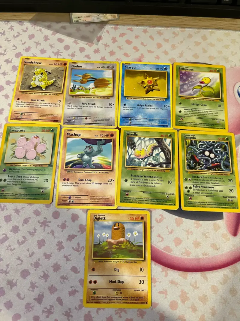 Set de cartas Pokémon vintage