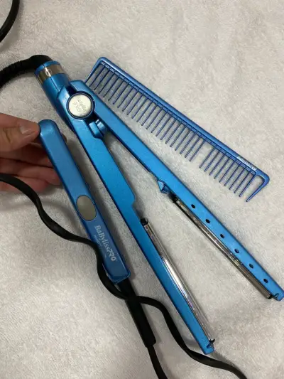 Plancha para el pelo Babyliss Pro azul - miniatura 1
