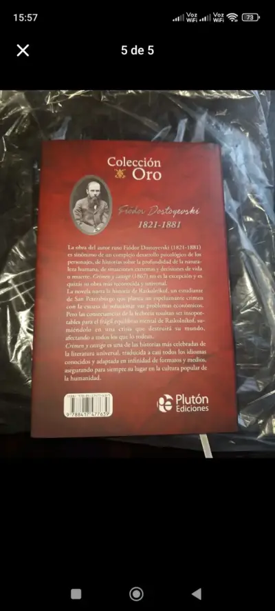 Libro Colección Oro Crimen y Castigo - miniatura 1