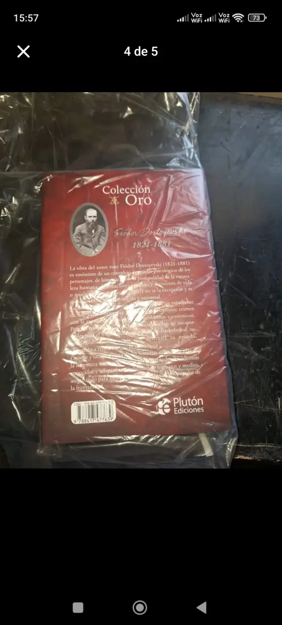 Libro Colección Oro Crimen y Castigo - 4