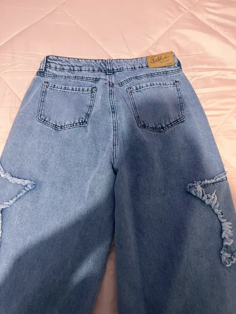 Jeans con diseño de estrellas - 2