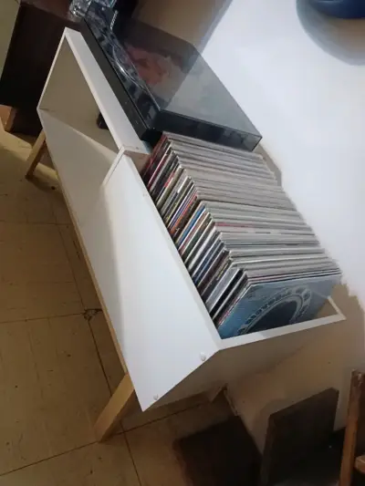 Mueble tocadiscos, vinilos , tornamesa - miniatura 6