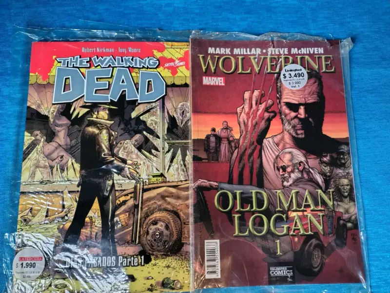 Lote de cómics The Walking Dead y Wolverine