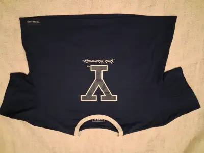 Polera azul con estampado universitario - miniatura 1