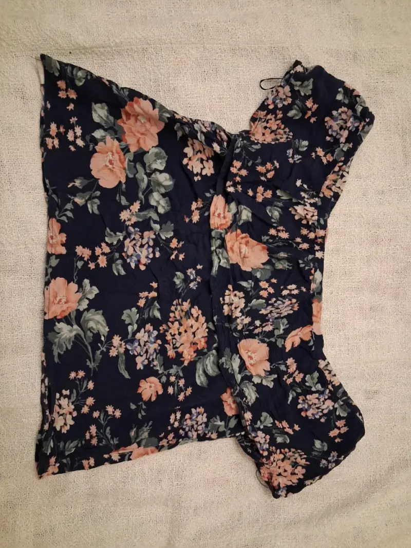 Blusa floral azul - 2