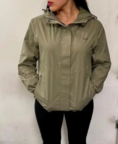 Parka verde impermeable lippii - miniatura 3