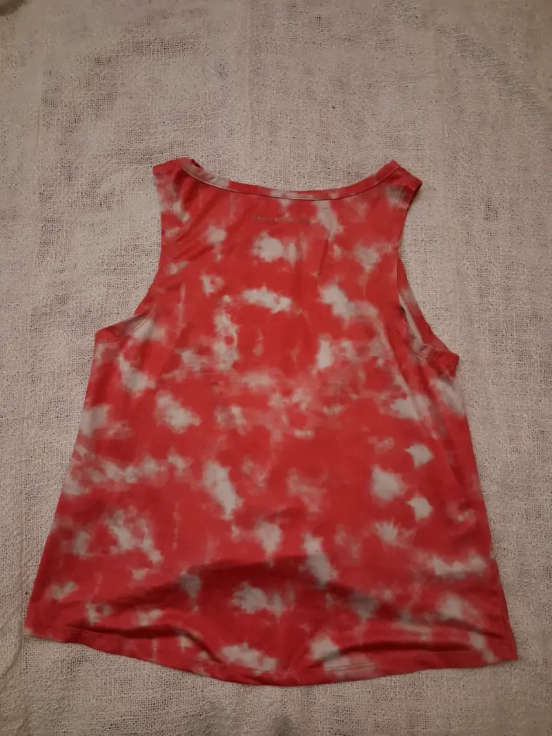 Polera sin mangas tie-dye rosa - 2