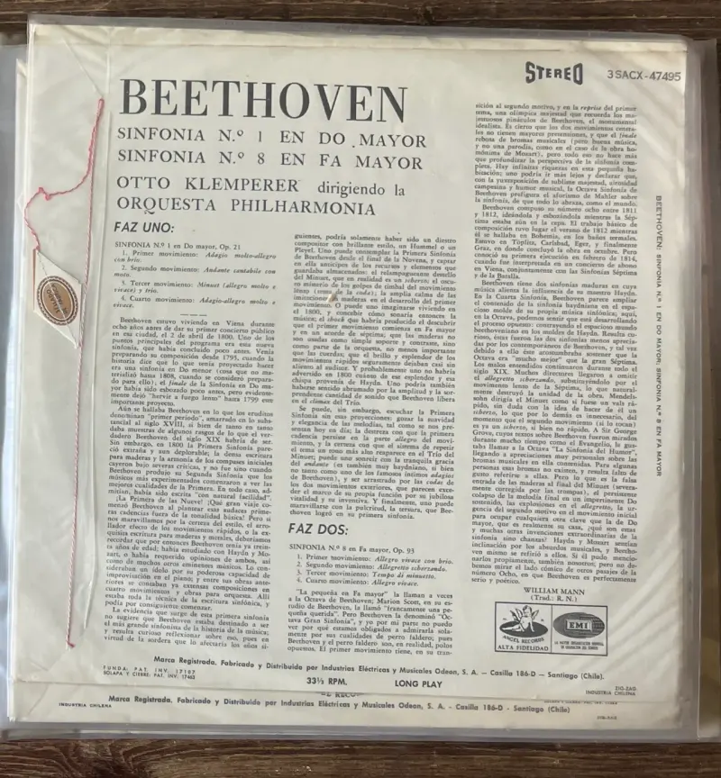 Vinilo Beethoven: Sinfonías - 2