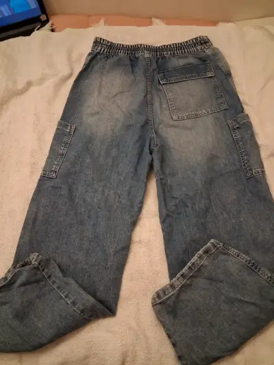 Pantalones de mezclilla cargo - miniatura 2