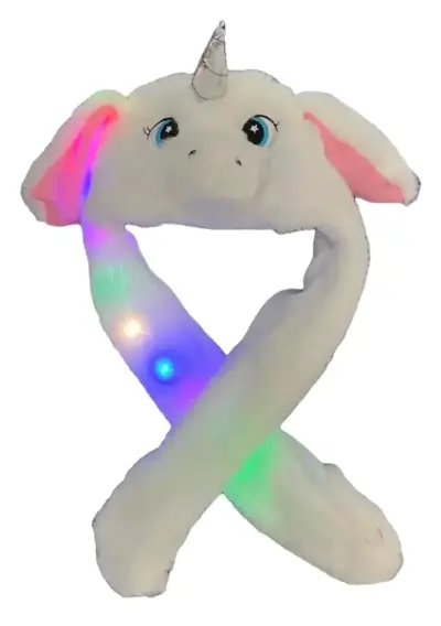Gorro LED unicornio juguete - miniatura 1