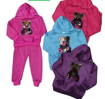 Conjunto buzo infantil colorido - miniatura 2