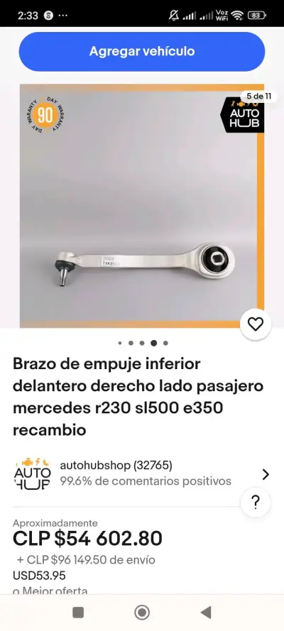 Brazos de suspensión auto - miniatura 4