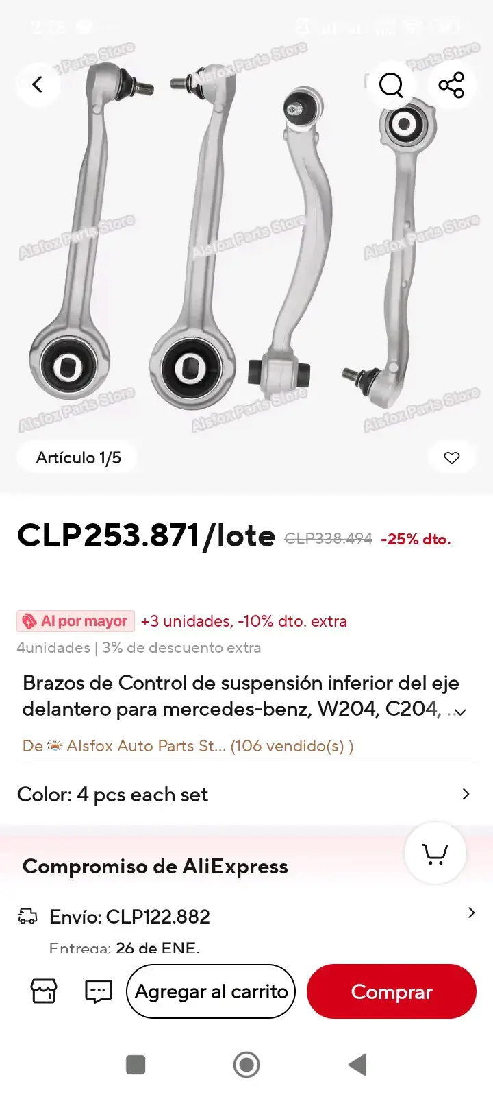 Brazos de suspensión auto - 5