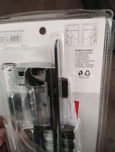Manilla de seguridad POLI negra - miniatura 2