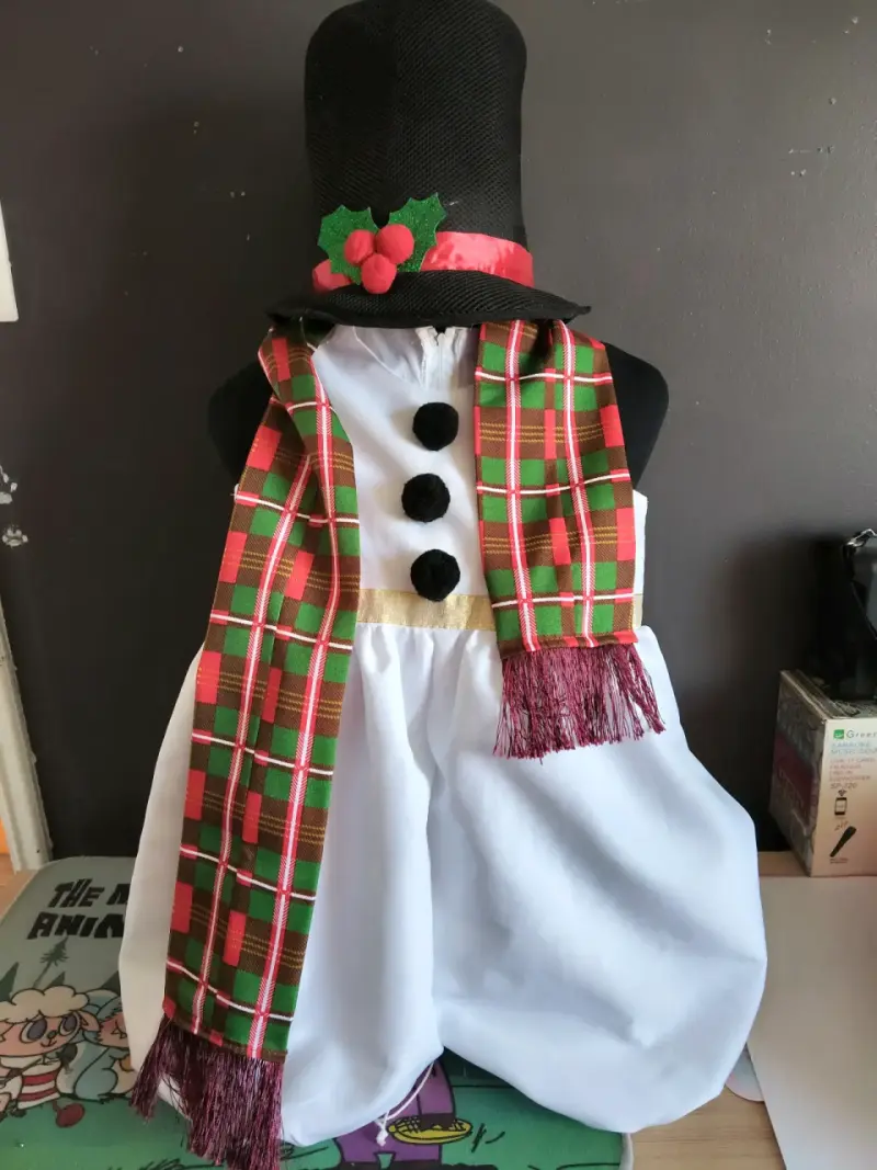 Disfraz de muñeco de nieve - 1