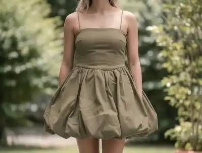 Vestido tipo globo - miniatura 1